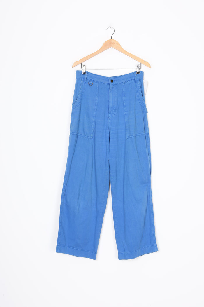 Suk Workwear Womens Blue Pants Size 12