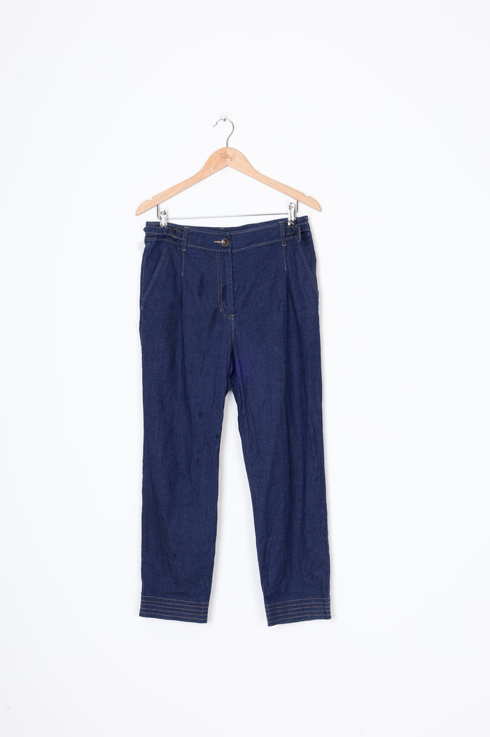 Sylvester by Kate Sylvester Womens Blue Pants Size M