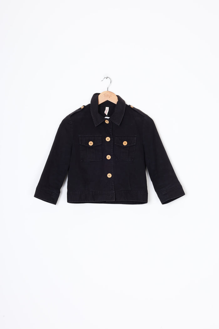 Sylvester Womens Black Jacket Size S