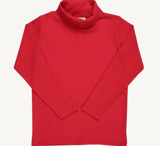 Tatum's Turtleneck- Red (Unisex)