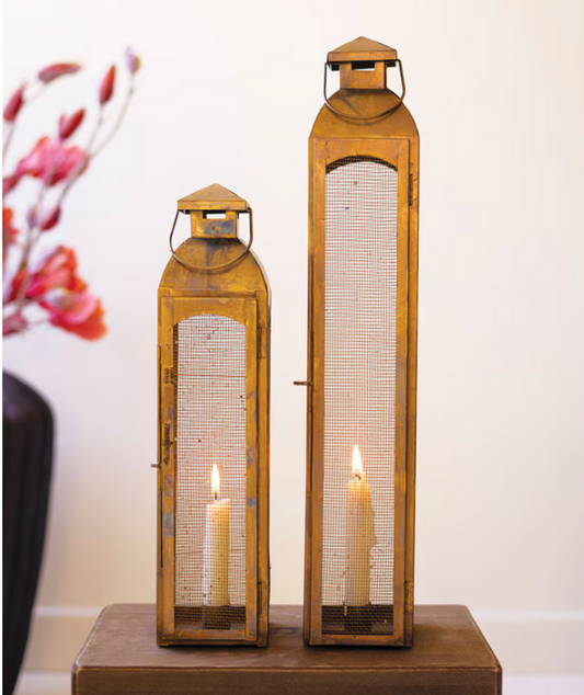 The Heirloom Brass Taper Lantern