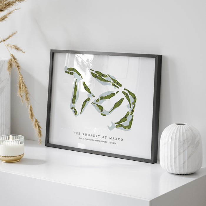 The Rookery At Marco | Golf Course Map | On Table