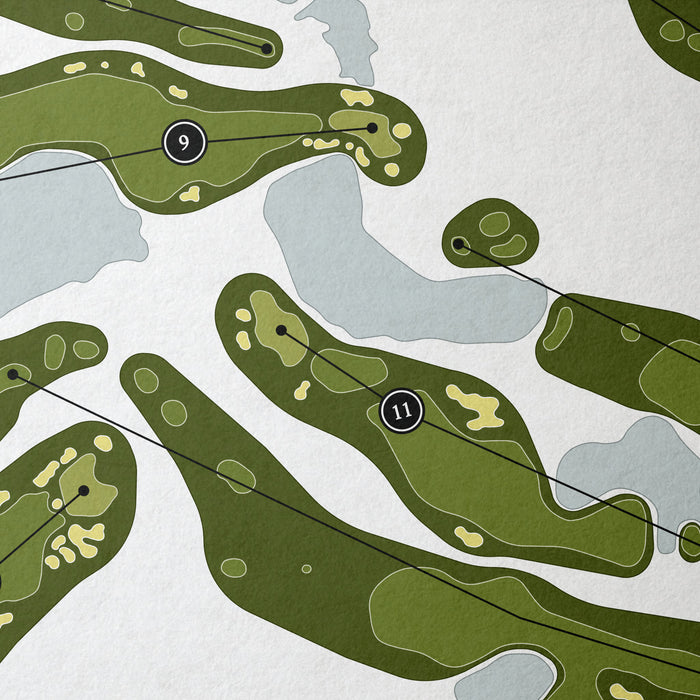 The Wyndgate Country Club | Golf Course Map | Close+Up