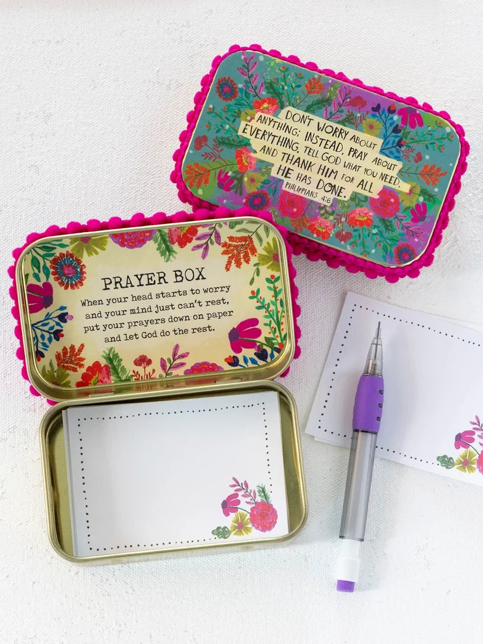 Tin Prayer Box - Don't Worry About Anything-view 1