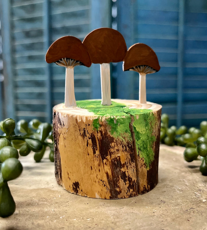 Toadstool Mushrooms (Brown) Table Toppers