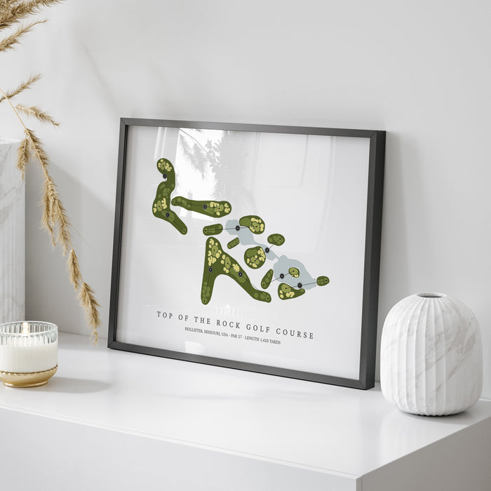 Top of the Rock Golf Course | Golf Course Map | On Table