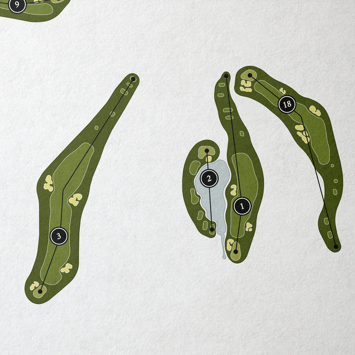 Troubadour Golf & Field Club | Golf Course Map | Close+Up