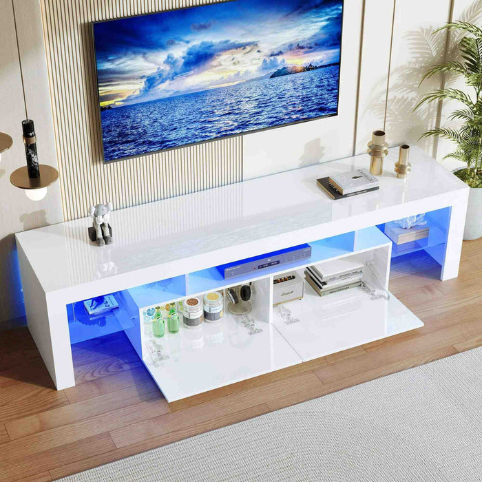 TV Stand with Led Lights