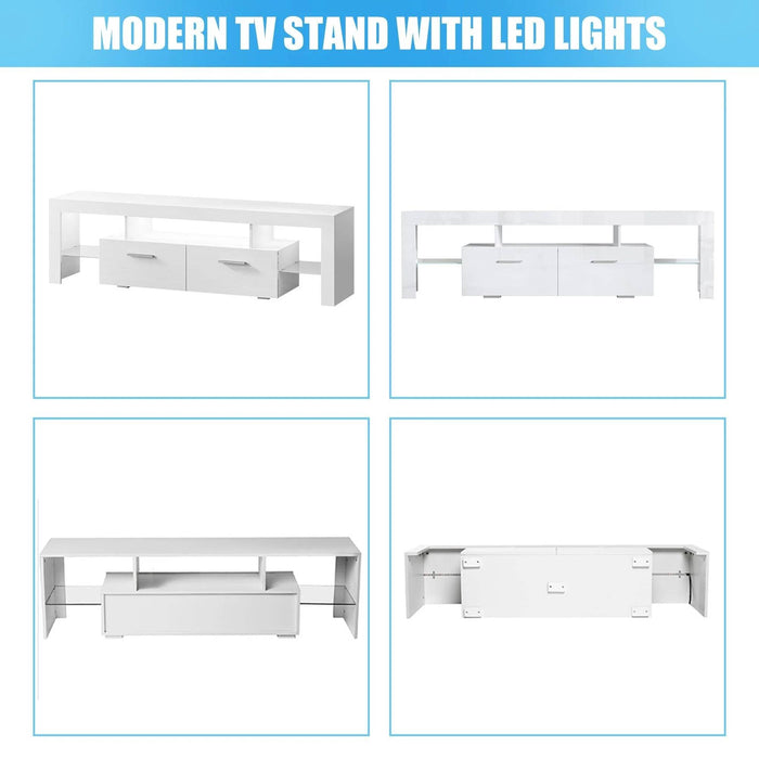 TV Stand with Led Lights