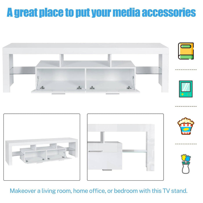 TV Stand with Led Lights