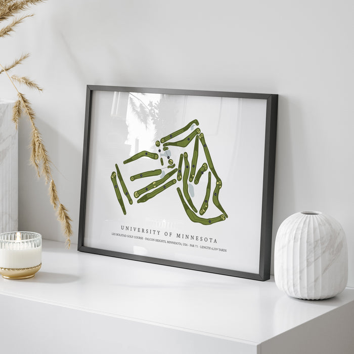University of Minnesota - Les Bolstad Golf Course | Golf Course Map | On Table