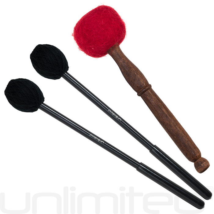 Unlimited Pair of Wind Gong Mallets & Medium Kumari Mallet Combo