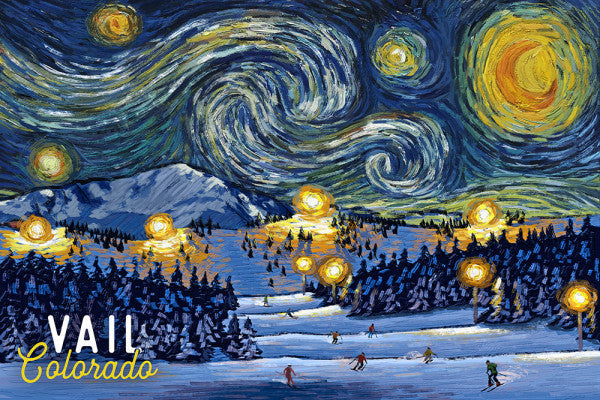 Vail Starry Night Ornament