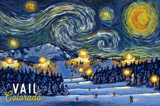 Vail Starry Night Ornament