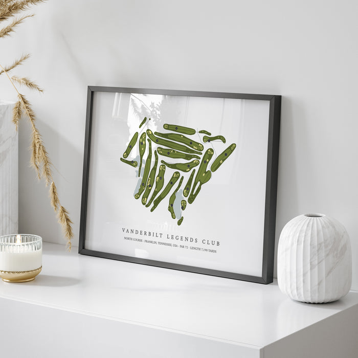 Vanderbilt Legends Club - North Course | Golf Course Map | On Table