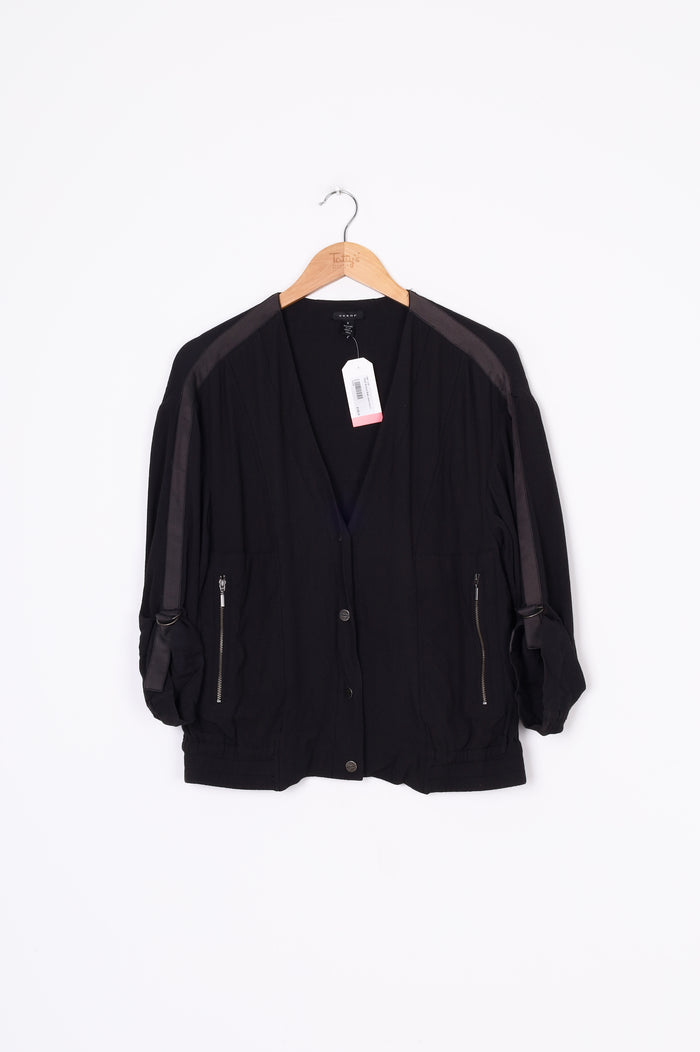 Verge Womens Black Jacket Size 8