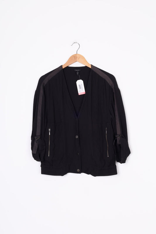 Verge Womens Black Jacket Size 8