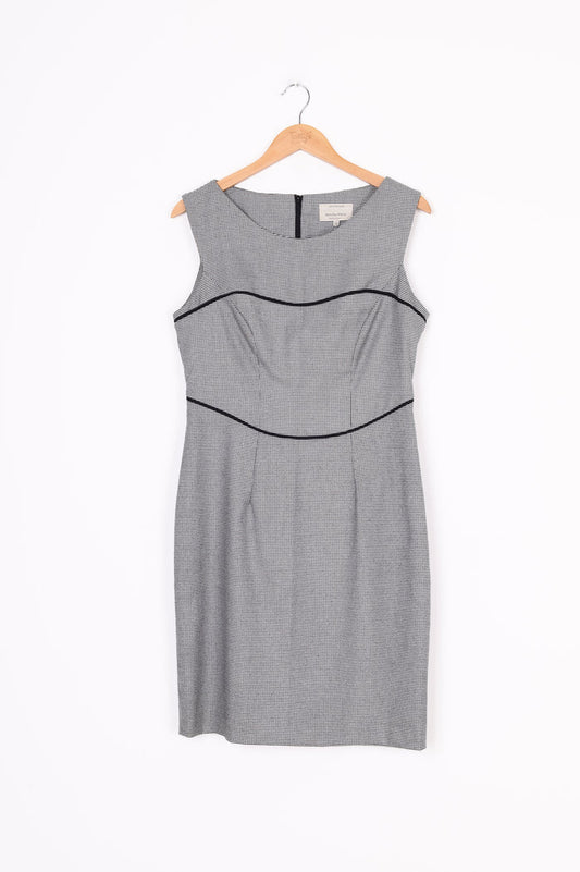 Veronika Maine Womens White Dress Size 12