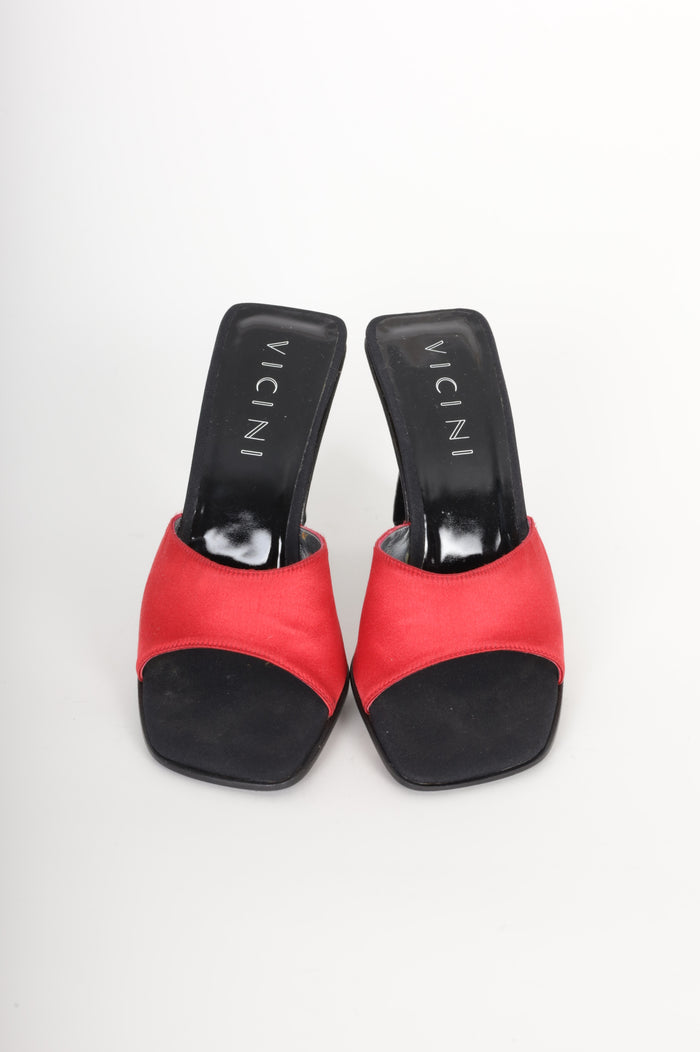 Vicini Womens Red Heels Size EU 37.5