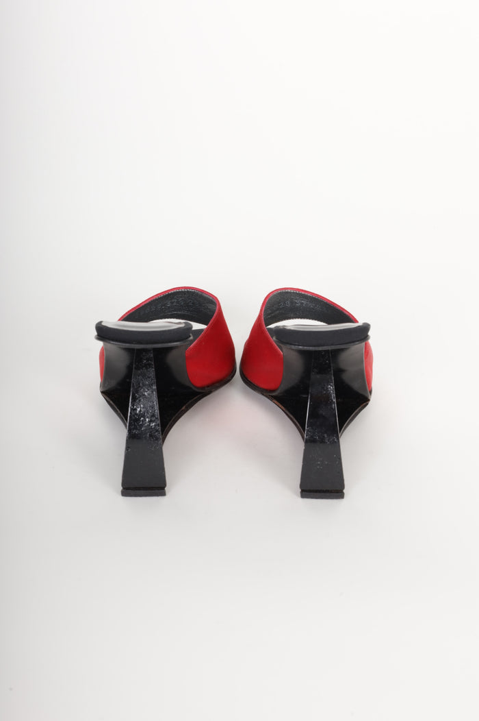 Vicini Womens Red Heels Size EU 37.5