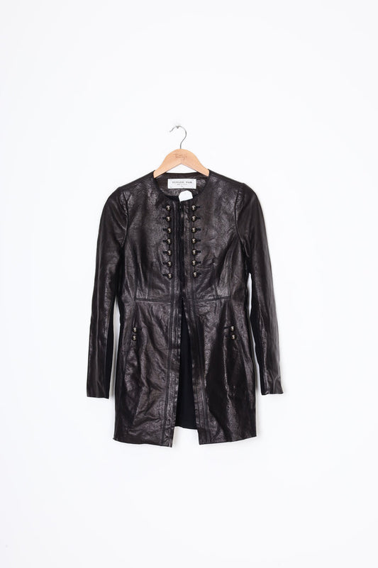 Vivien Eum Womens Black Jacket Size M