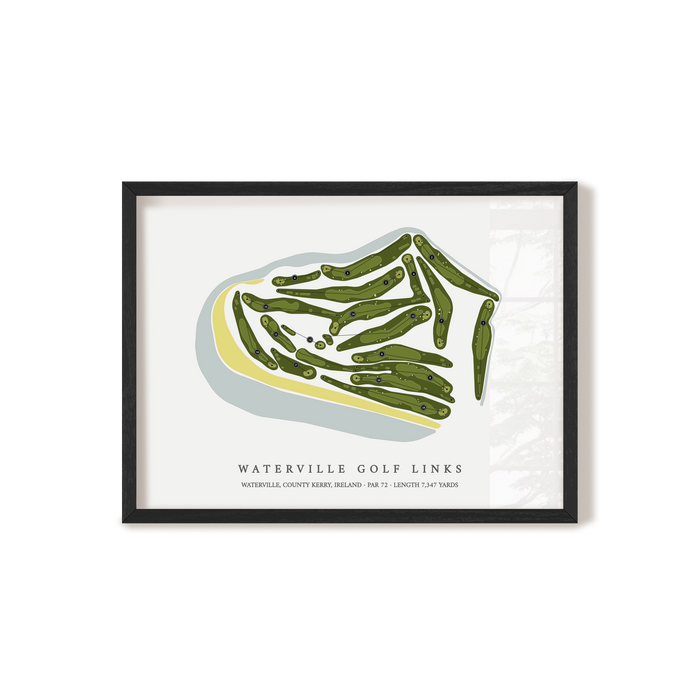 Waterville Golf Links | Golf Course Map | Black+Frame