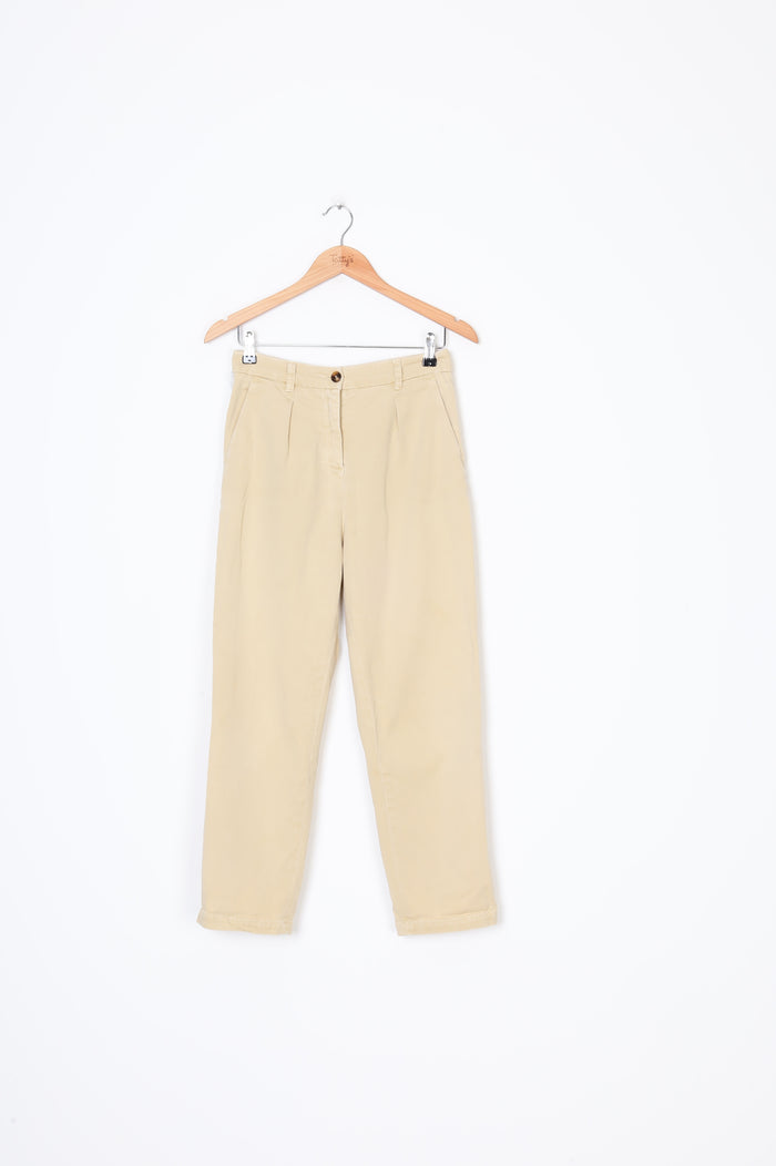Weekend Max Mara Womens Beige Pants Size W 30