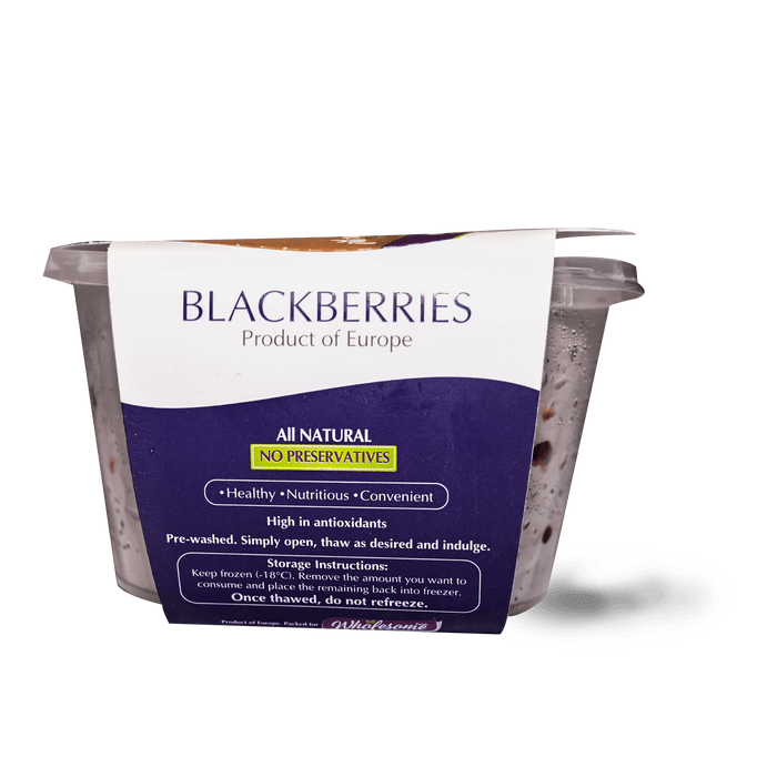Wholesome Blackberries (frozen) 175g - TAYYIB - Wholesome Foods - Lahore