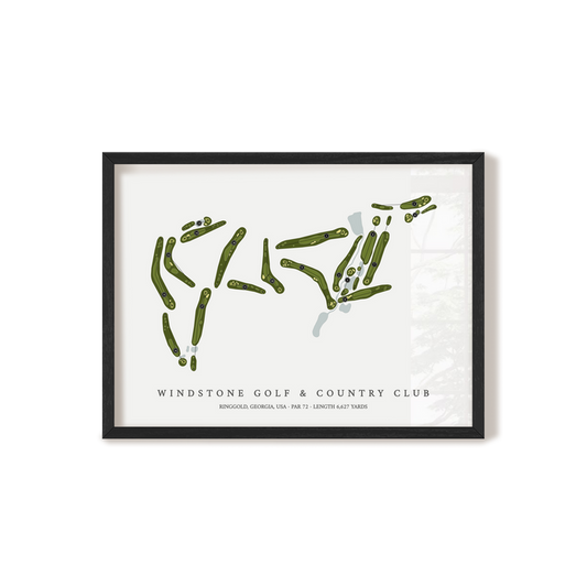 Windstone Golf & Country Club | Golf Course Map | Black+Frame