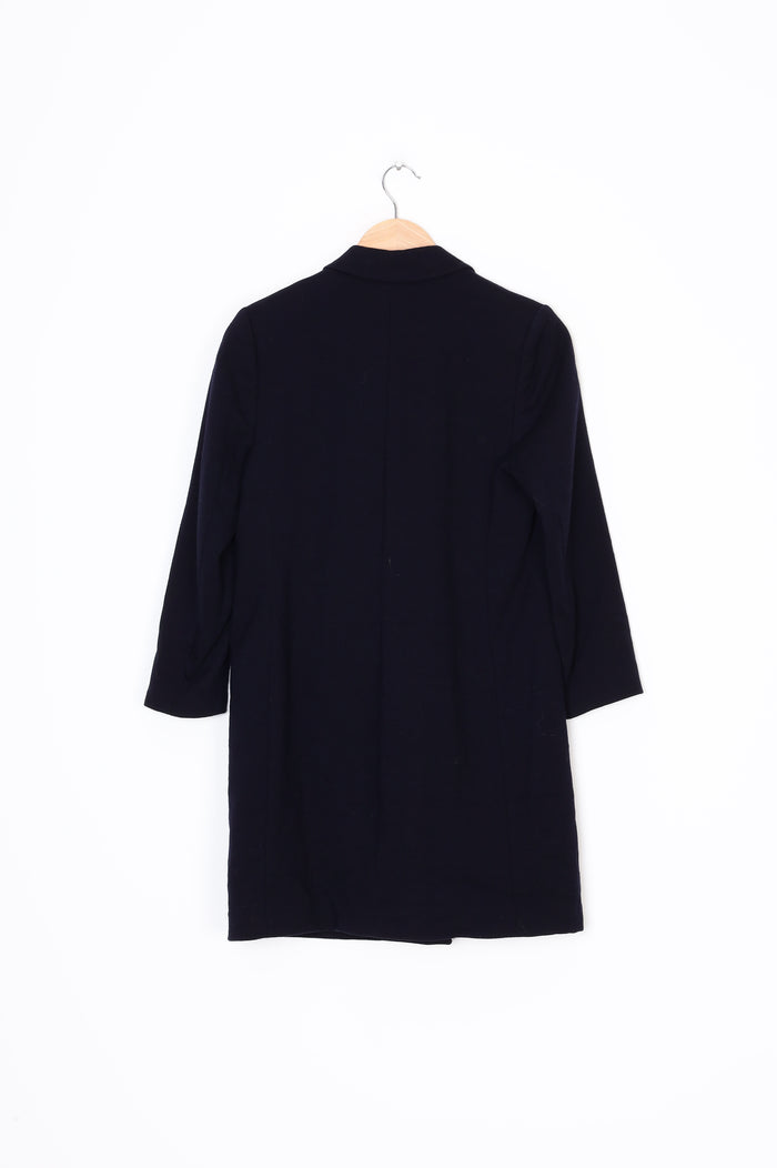 Sisley Womens Blue Coat Size 44