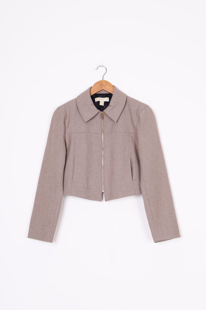 Michael Kors Womens Brown Jacket Size 6