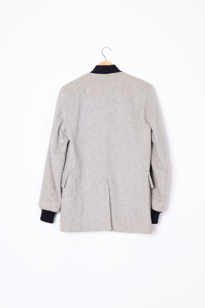 World Mens Grey Coat Size S
