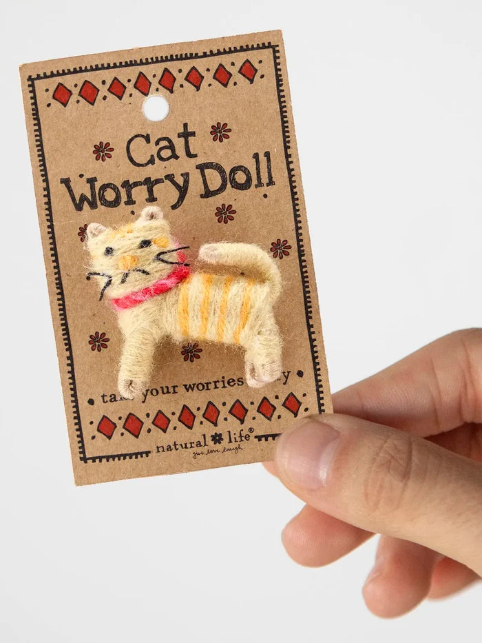 Worry Doll - Orange Cat-view 1