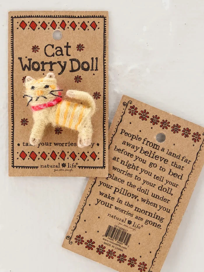 Worry Doll - Orange Cat-view 2