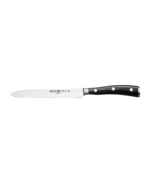 Wusthof Classic Ikon 5" Serrated Utility Knife