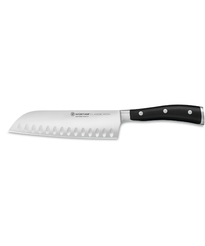 Wusthof Classic Ikon 7" Santoku, Hollow Edge