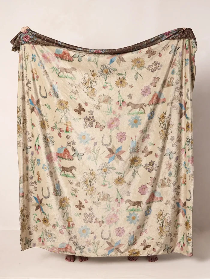 XL Double-Sided Cozy Blanket - Farm Days-view 5