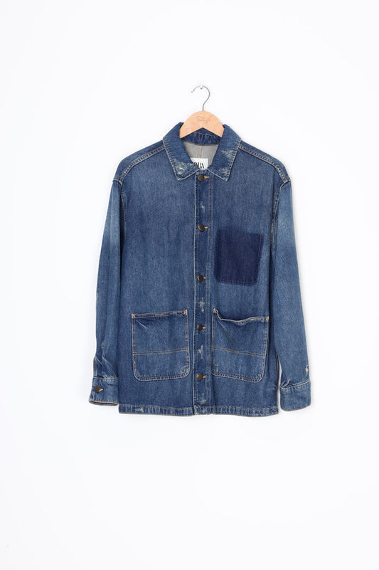 Zara Womens Blue Jacket Size S