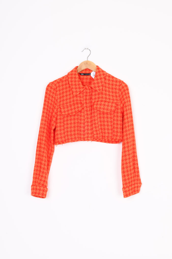 Zara Womens Orange Jacket Size XS